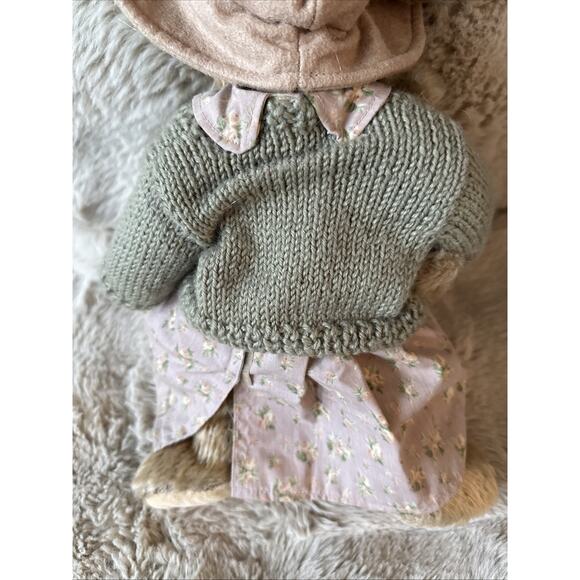 Adeline Rabbit The Bearington Collection Plush E/ Baby Rabbit 14" Retired NWT - Picture 5 of 7